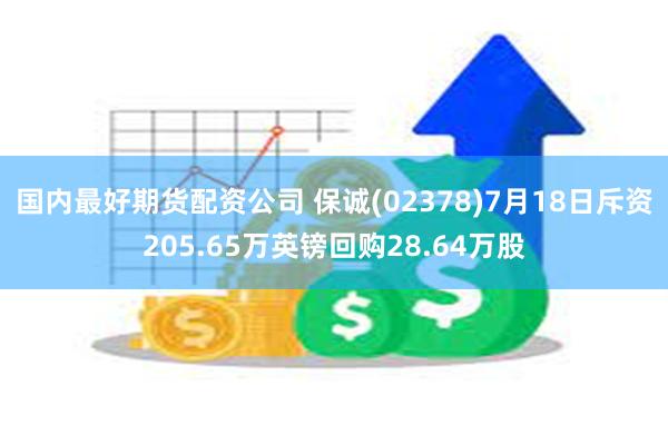 国内最好期货配资公司 保诚(02378)7月18日斥资205.65万英镑回购28.64万股