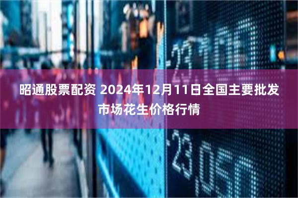 昭通股票配资 2024年12月11日全国主要批发市场花生价格行情