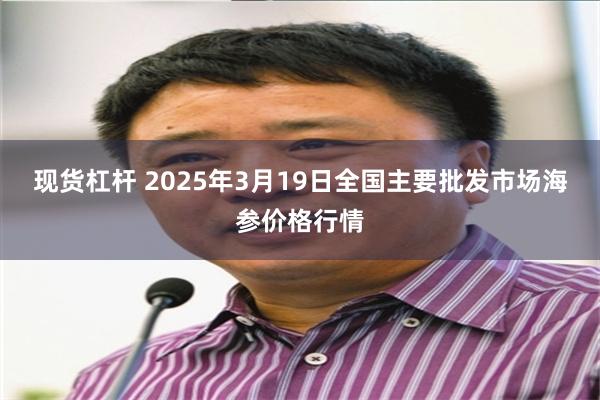 现货杠杆 2025年3月19日全国主要批发市场海参价格行情