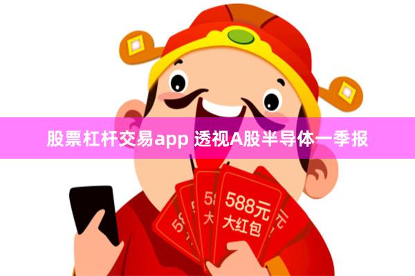 股票杠杆交易app 透视A股半导体一季报